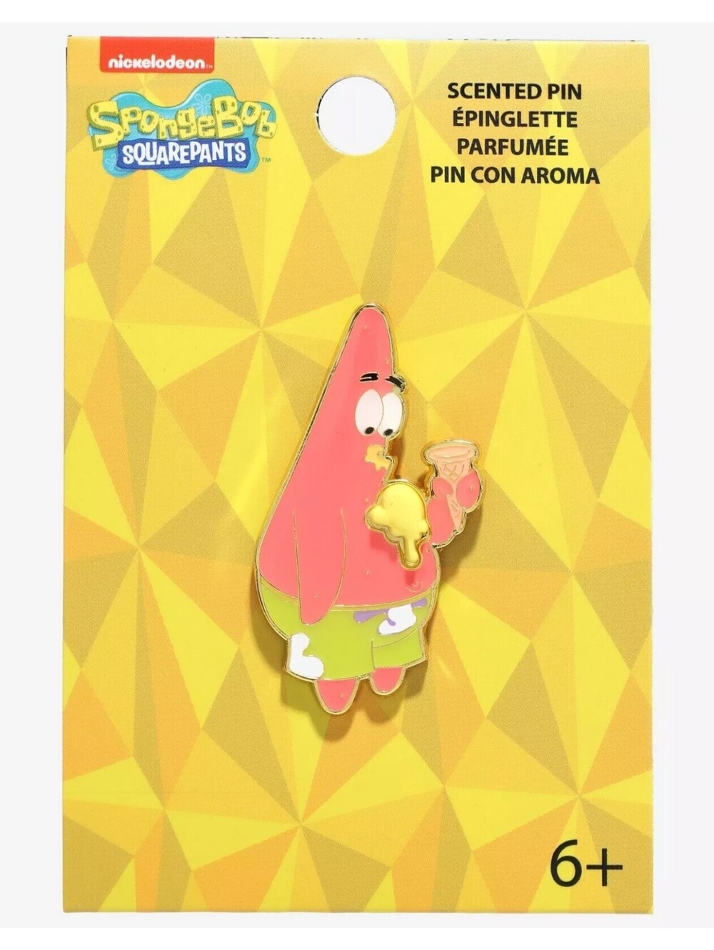 Loungefly SpongeBob SquarePants Patrick Ice Cream Scented Enamel Pin